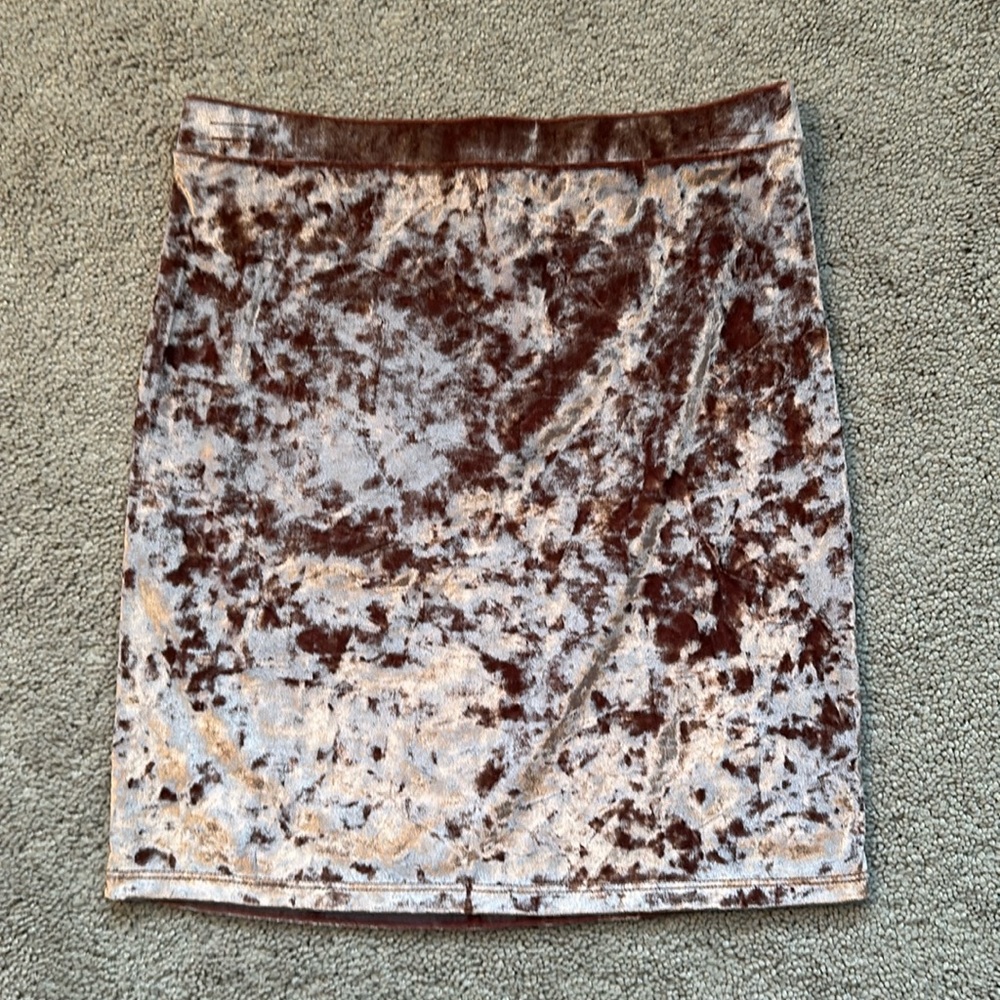 Velveteen skirt
